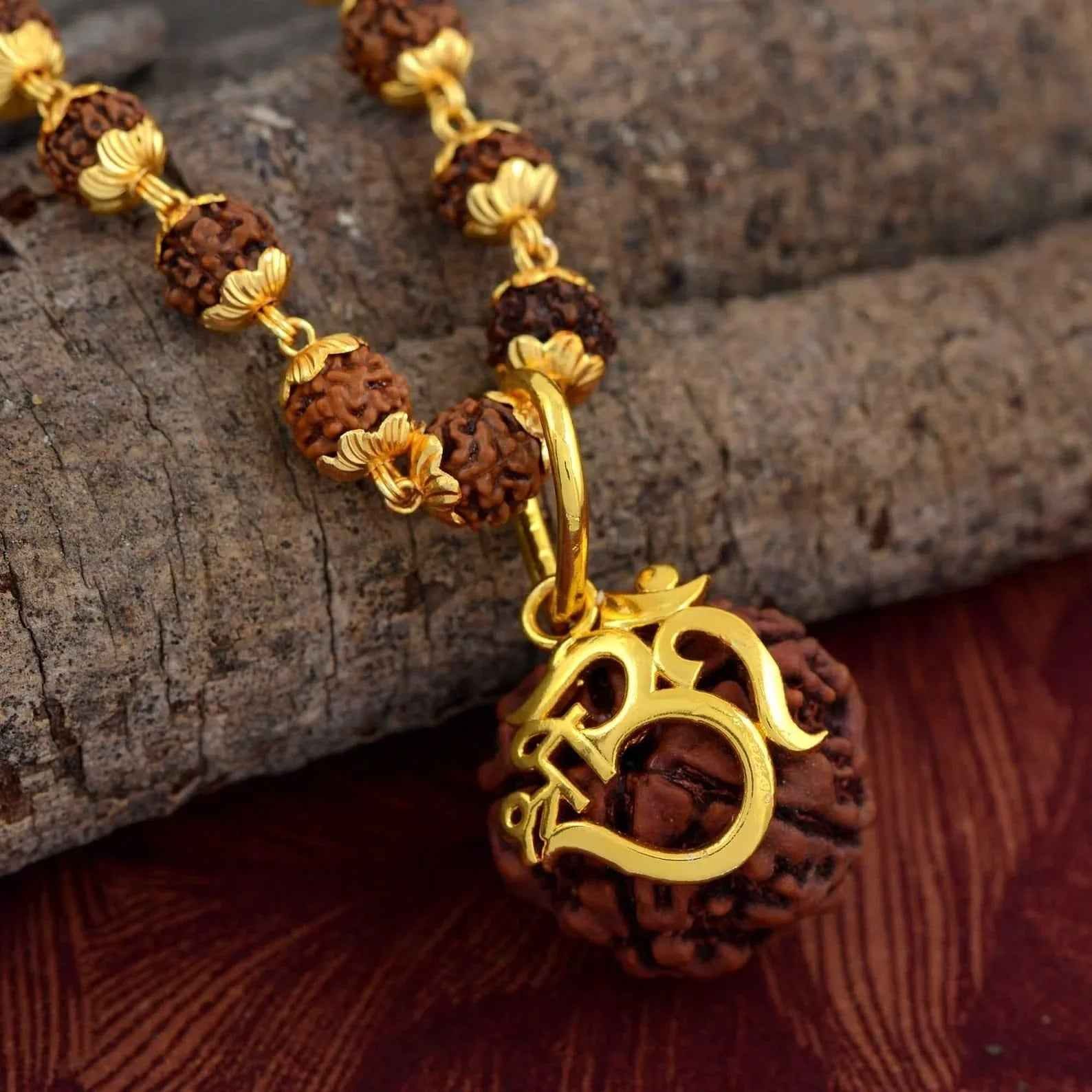 original panchmukhi rudraksha mala