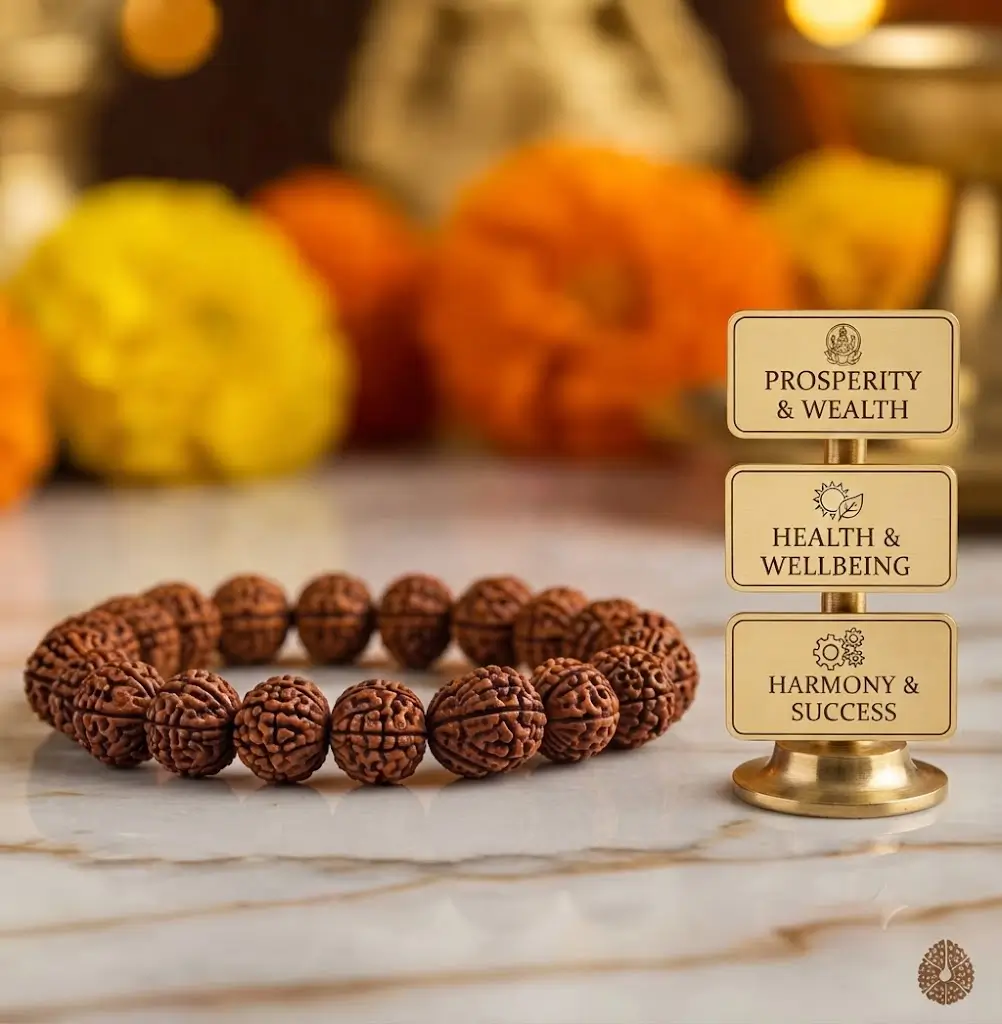 Saat Mukhi Rudraksha Bracelet