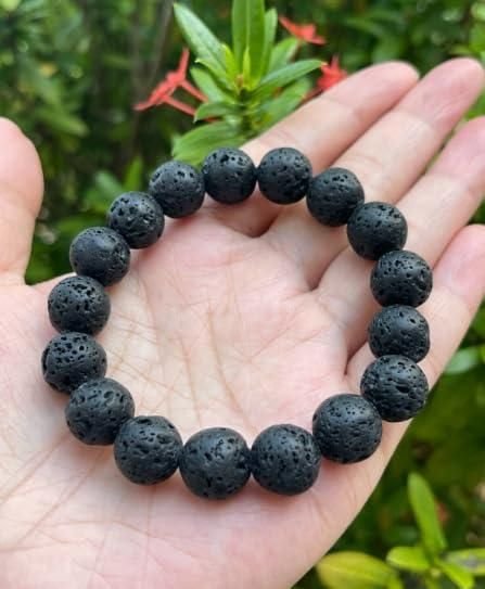 Natural_Lava_Stone_Bracelet_Shani_bracelet_essential_oil_diffuser_RamKart