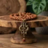 Buy original Rudraksha mala with OM Shiva Trishool pendant – Panch Mukhi Rudraksha mala price in India RamKart