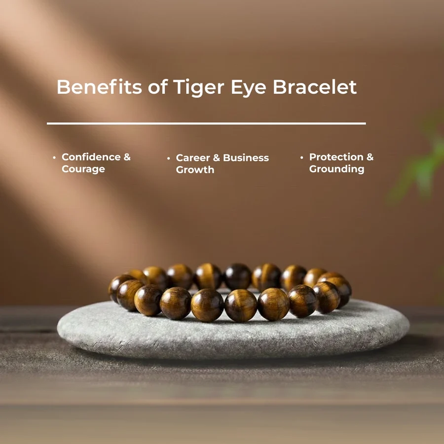 Tiger Eye Bracelet – Natural Gemstone | Ramkart - Image 3